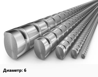Арматура 6, оцинкованная,по запросу цена от 25200 сом / т, где купить, условия доставки в Оше и Ошской области